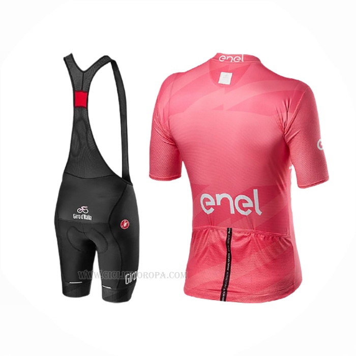 2020 Ropa Ciclismo Giro d'Italia Rosa Mangas Corta y Culotte Corto